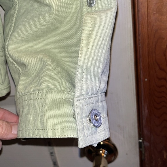Dr. duck for her-XL-green-collared, canvas, button-down, barn jacket, chore coat - Picture 4 of 16